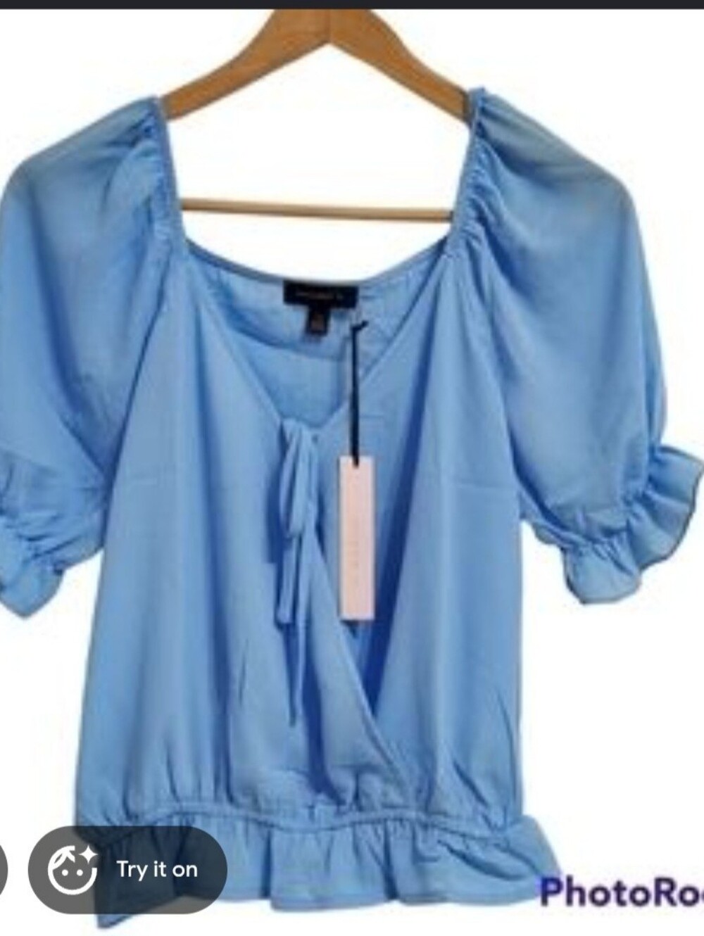Tamara H. Light Blue Women’s Blouse - M View 5